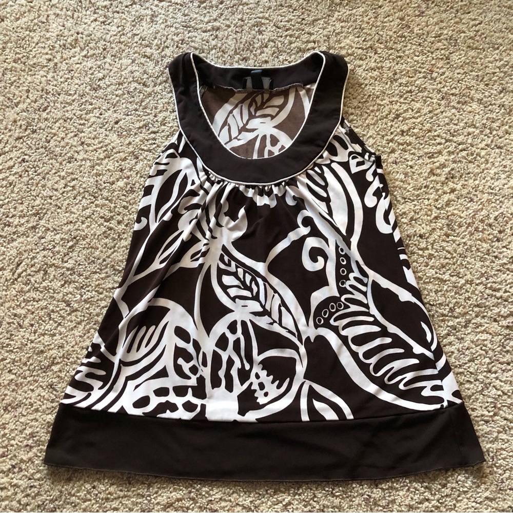 Women’s Vintage IZ Byer Fall Detailed Tank Top Blouse